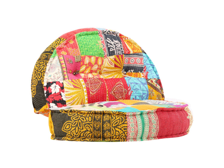  Pouf 100 x 20 cm patchwork textil