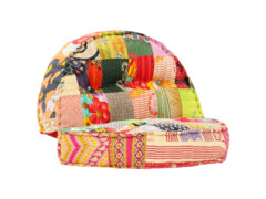  Pouf 100 x 20 cm patchwork textil