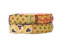  Pouf 100 x 20 cm patchwork textil