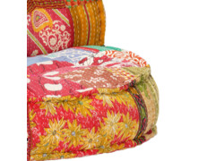  Pouf 100 x 20 cm patchwork textil