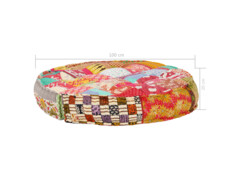  Pouf 100 x 20 cm patchwork textil