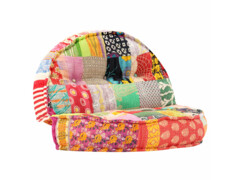  Pouf 100 x 20 cm patchwork textil