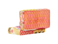  Pouf 100 x 100 x 20 cm patchwork textil