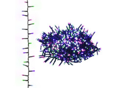  Světelný LED řetěz se 3 000 LED pastelový barevný 65 m PVC