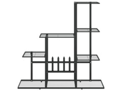  Stojan na květiny 94,5 x 25 x 88 cm černý kov