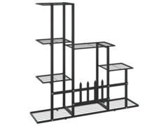 Stojan na květiny 94,5 x 25 x 88 cm černý kov