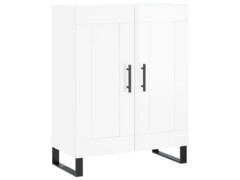  Skříň highboard lesklá bílá 69,5 x 34 x 180 cm kompozitní dřevo