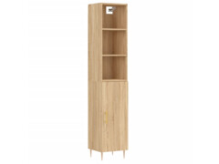  Skříň highboard dub sonoma 34,5 x 34 x 180 cm kompozitní dřevo