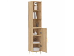  Skříň highboard dub sonoma 34,5 x 34 x 180 cm kompozitní dřevo