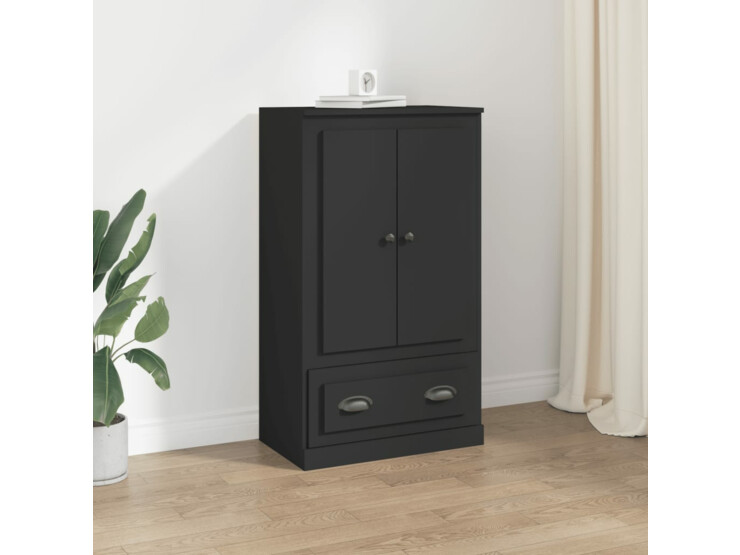  Skříň highboard černá 60 x 35,5 x 103,5 kompozitní dřevo