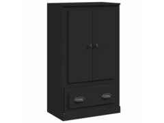  Skříň highboard černá 60 x 35,5 x 103,5 kompozitní dřevo