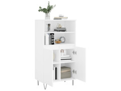  Skříň highboard bílá 60 x 36 x 110 cm kompozitní dřevo