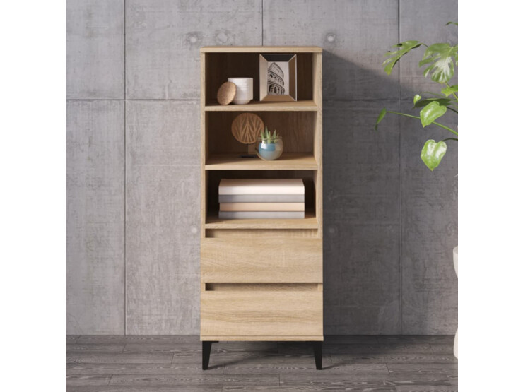  Skříň highboard dub sonoma 40 x 36 x 110 cm kompozitní dřevo