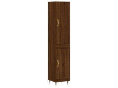  Skříň highboard hnědý dub 34,5 x 34 x 180 cm kompozitní dřevo