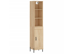  Skříň highboard dub sonoma 34,5 x 34 x 180 cm kompozitní dřevo