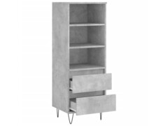  Skříň highboard betonově šedá 40 x 36 x 110 cm kompozitní dřevo