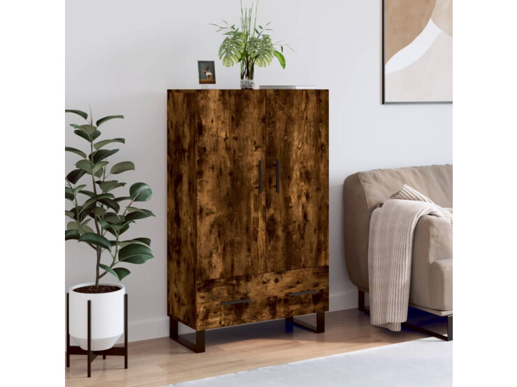  Skříň highboard kouřový dub 69,5 x 31 x 115 cm kompozitní dřevo