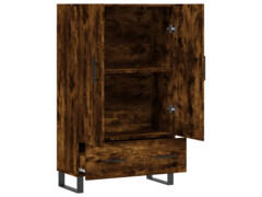  Skříň highboard kouřový dub 69,5 x 31 x 115 cm kompozitní dřevo