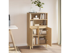  Skříň highboard dub sonoma 60 x 36 x 110 cm kompozitní dřevo