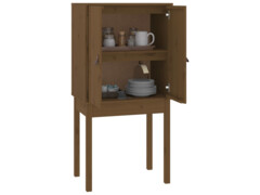  Skříň highboard medově hnědá 60x40x120 cm masivní borovice