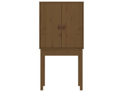  Skříň highboard medově hnědá 60x40x120 cm masivní borovice