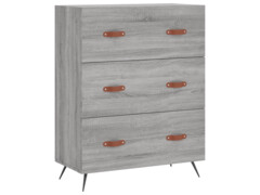  Skříň highboard šedá sonoma 69,5 x 34 x 180 cm kompozitní dřevo