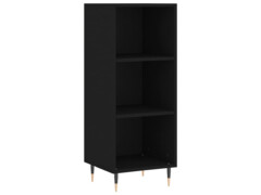  Skříň highboard černá 34,5 x 34 x 180 cm kompozitní dřevo