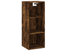  Skříň highboard kouřový dub 34,5 x 34 x 180 cm kompozitní dřevo