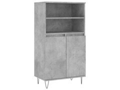  Skříň highboard betonově šedá 60 x 36 x 110 cm kompozitní dřevo