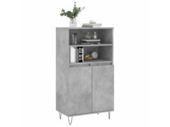  Skříň highboard betonově šedá 60 x 36 x 110 cm kompozitní dřevo