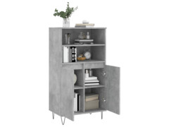  Skříň highboard betonově šedá 60 x 36 x 110 cm kompozitní dřevo