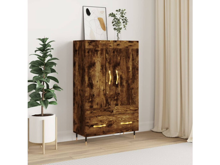  Skříň highboard kouřový dub 69,5 x 31 x 115 cm kompozitní dřevo