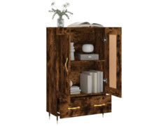  Skříň highboard kouřový dub 69,5 x 31 x 115 cm kompozitní dřevo