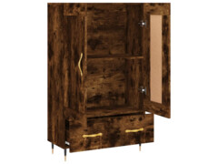  Skříň highboard kouřový dub 69,5 x 31 x 115 cm kompozitní dřevo