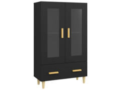  Highboard černý 70 x 31 x 115 cm kompozitní dřevo