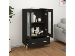  Highboard černý 70 x 31 x 115 cm kompozitní dřevo