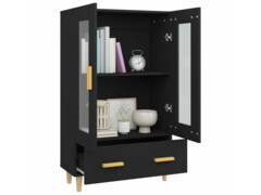  Highboard černý 70 x 31 x 115 cm kompozitní dřevo