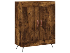  Skříň highboard kouřový dub 69,5 x 34 x 180 cm kompozitní dřevo