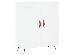  Skříň highboard bílá 69,5 x 34 x 180 cm kompozitní dřevo