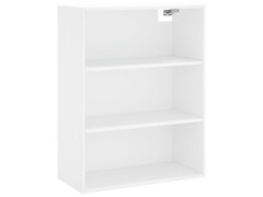  Skříň highboard bílá 69,5 x 34 x 180 cm kompozitní dřevo