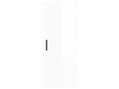  Skříň highboard bílá s vysokým leskem 34,5x34x180 cm kompozit