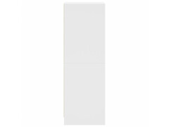  Highboard se skleněnými dvířky bílý 35 x 37 x 109 cm